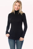 Solid Turtle Neck (Curvy) (Color Options)