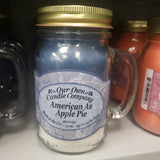 American Pie Mason Jar Candle