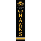 Go Hawks Porch Sign