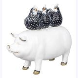 Resin Pig wRooster Family
