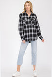 Plaid Flannel Shirt (Misses & Curvy) (Color Options)