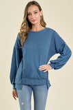 French Terry Sweatshirt (Curvy) (Color Options)