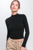 Mock Turtleneck Sweater (Misses) (Color Options)
