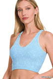 Ribbed Tank w/Bra (Misses) (Color Options)
