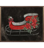 Red Sleigh 20x16