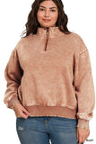 Acid Fleece Pullover (Curvy) (Color Options)