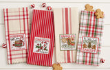 Holly Jolly Cookie Co Embellished Dishtowel