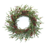 Pine w/Berry & Cone Wreath 26