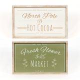 Rvs Cocoa/Market Sign