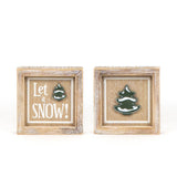 Rvs Snow/Tree Sign