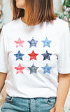 Watercolor Stars Tee (Misses)