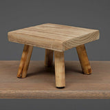 Wood Square Pedestal