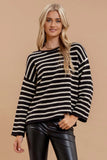 Striped Sweater (Misses) (Color Options)