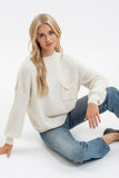 Ribbed Sweater (Misses) (Color Options)