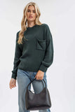 Ribbed Sweater (Misses) (Color Options)