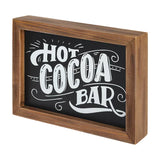 Hot Cocoa Bar Framed Sign