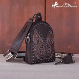 Boot Scroll Sling Bag