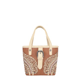 Cut Out Buckle Small Tote