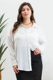 Button Down Top (Curvy) (Color Options)