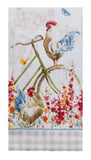 Floral Bike Terry Towel