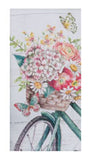 Bike Floral Terry Towel