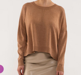 Extended Shoulder Sweater (Curvy)