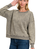 French Terry Pullover (Misses) (Color Options)