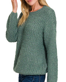 Round Neck Sweater (Misses) (Color Options)