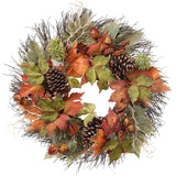 MaplePinecone Wreath