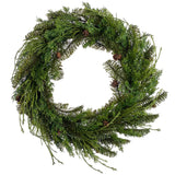 Club Moss FernConeP Wreath