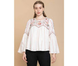 Cheree Embroidered Top