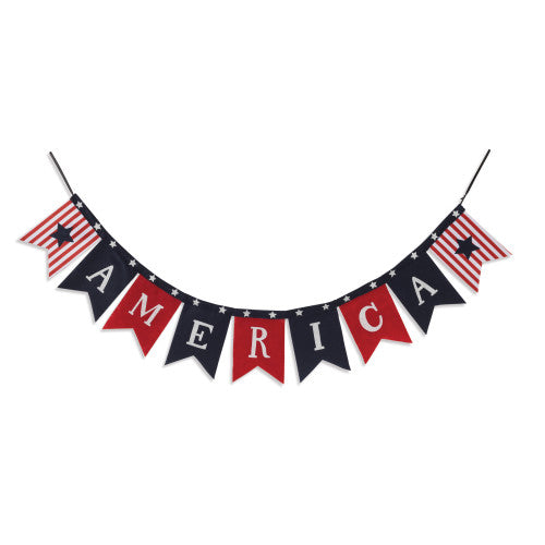 5' Fabric Americana Banner