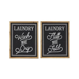 Embroidered Laundry Sign