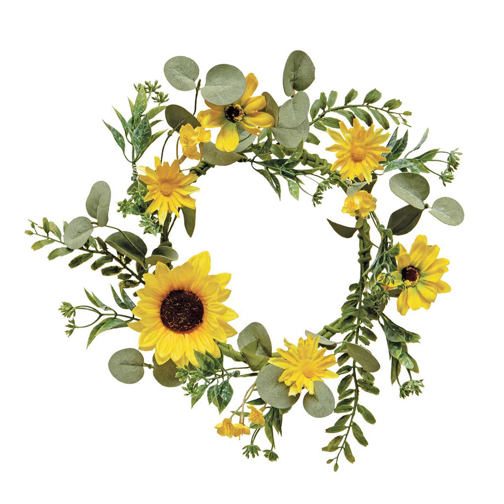 13" Sunflower Wreath