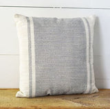 Grey Color Block Pillow