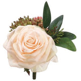 5.5" Rose Sedum Boutonniere