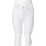 Bermuda White Shorts (Curvy)