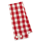 Red Checker Waffle Tea Towel