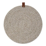 Tan Round Woven Placemat
