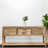 Sideboard Table w/Caning