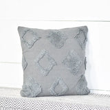 18" Diamond Grey Pillow