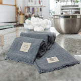 Grey Cotton Tea Towel